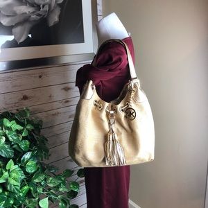 Michael Kors Gold Handbag Tote shoulder bag
